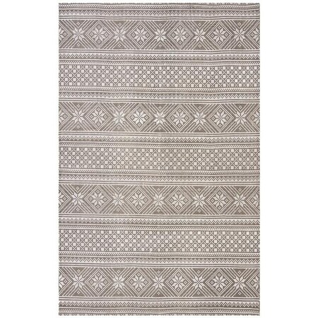 Safavieh 2 ft. 3 in. x 8 ft. Cedar Brook Rectangle Hand-Loomed Rug Gray & Ivory CDR711F-28